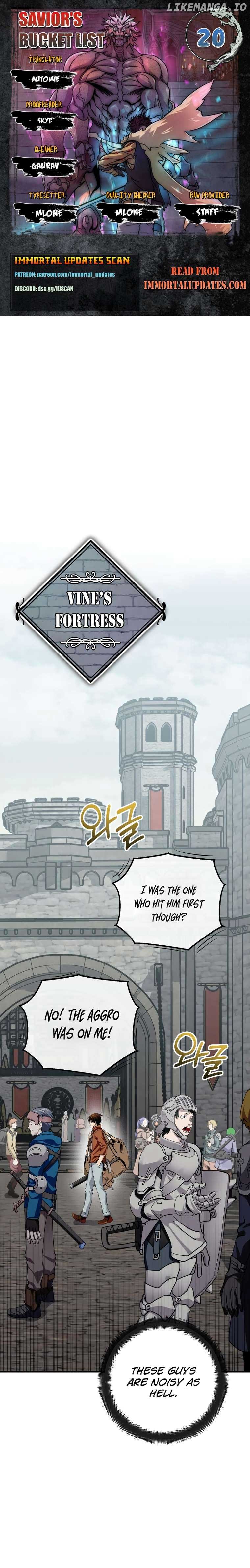The Savior’s Bucket List Chapter 20 page 0