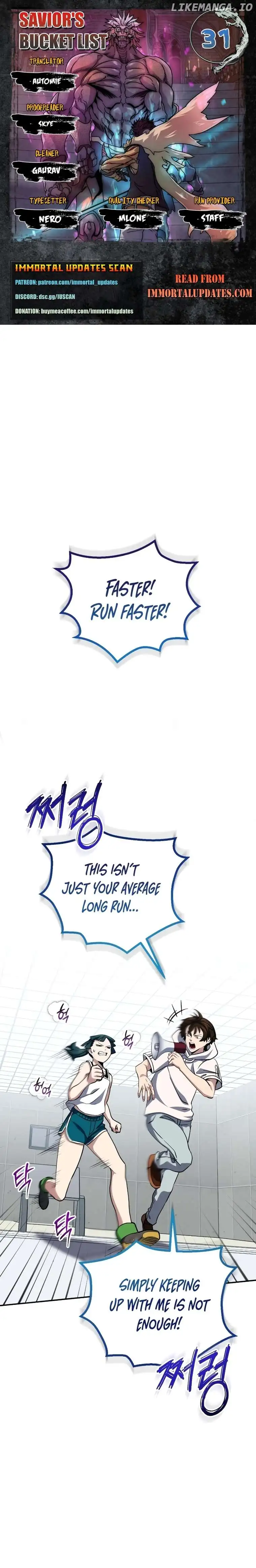 The Savior’s Bucket List Chapter 31 page 0