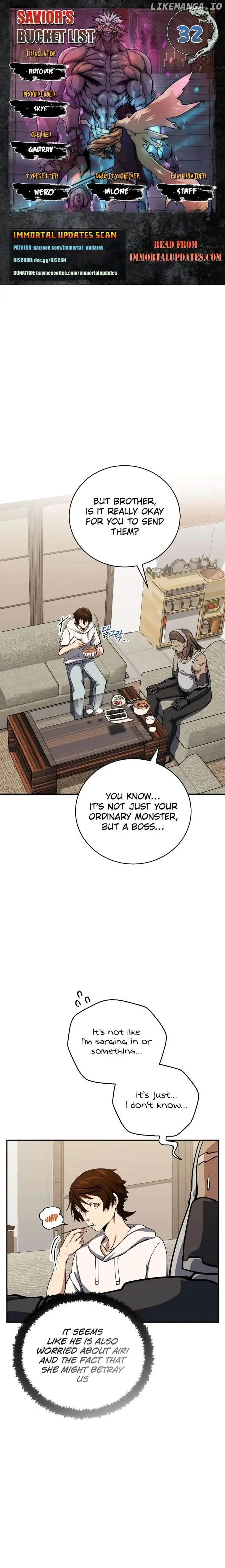 The Savior’s Bucket List Chapter 32 page 0