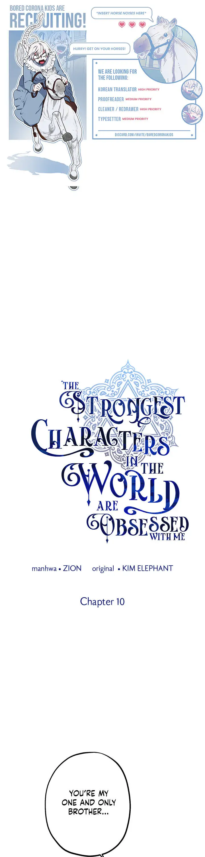 The Strongest Characters in the World are Obsessed With Me Chapter 10 page 0