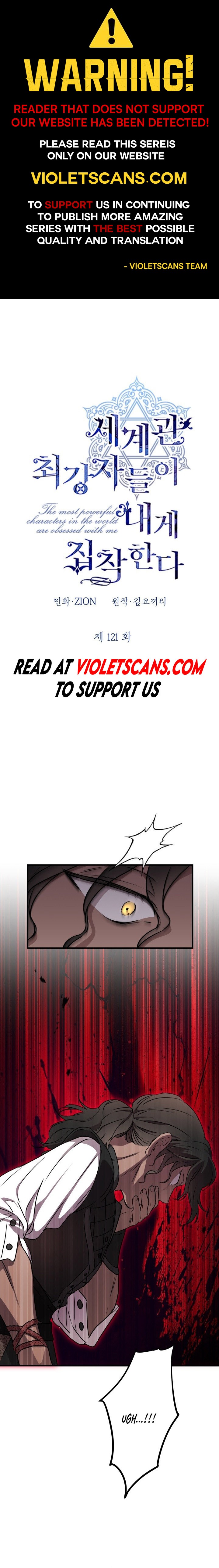 The Strongest Characters in the World are Obsessed With Me Chapter 121 page 0