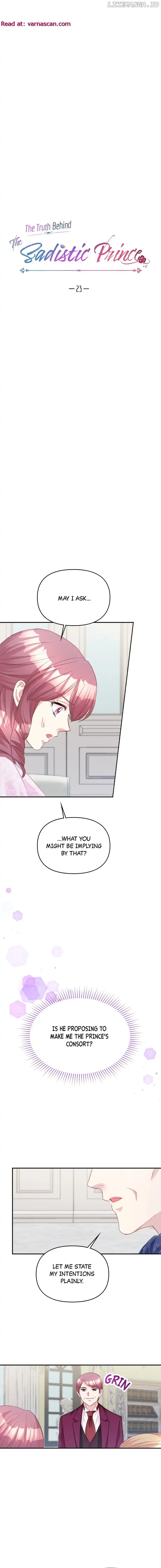 The Truth Behind the Sadistic Prince Chapter 23 page 1