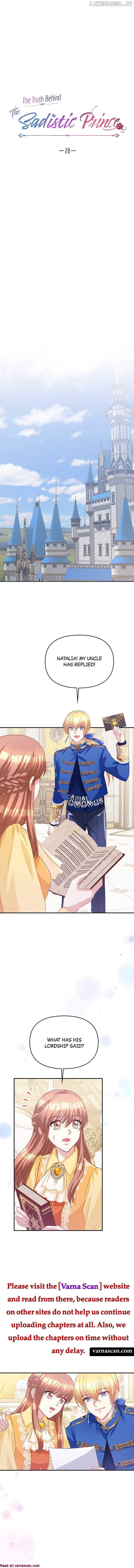 The Truth Behind the Sadistic Prince Chapter 28 page 1