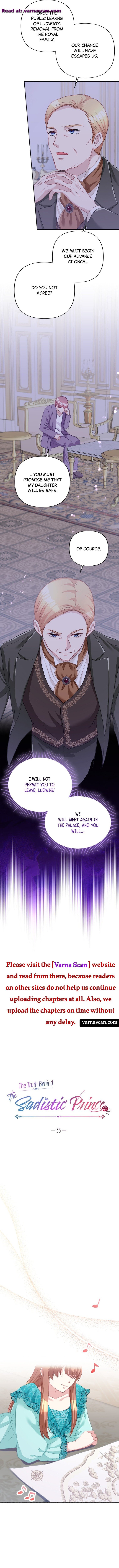 The Truth Behind the Sadistic Prince Chapter 35 page 1
