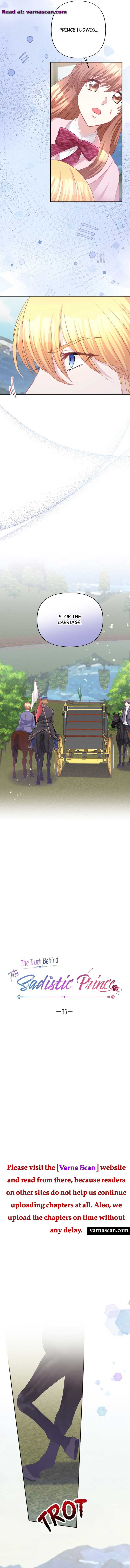 The Truth Behind the Sadistic Prince Chapter 36 page 1