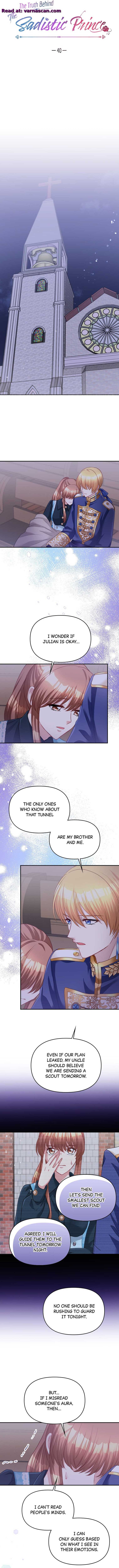 The Truth Behind the Sadistic Prince Chapter 40 page 1