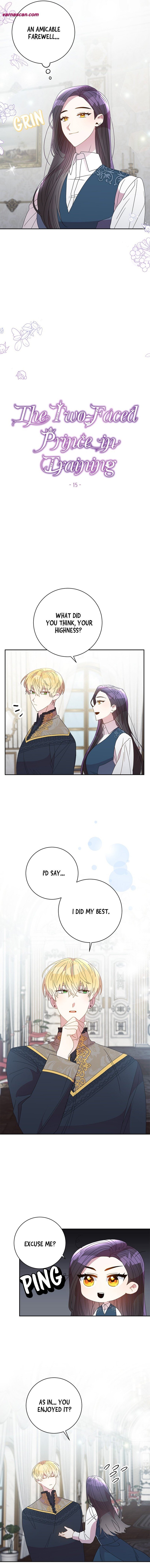 The Two-Faced Prince in Training Chapter 15 page 1