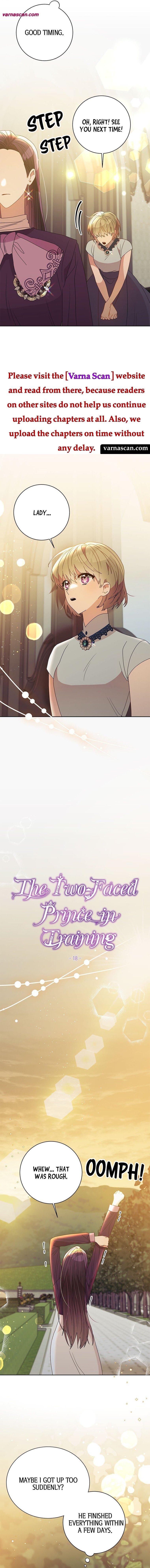 The Two-Faced Prince in Training Chapter 18 page 3