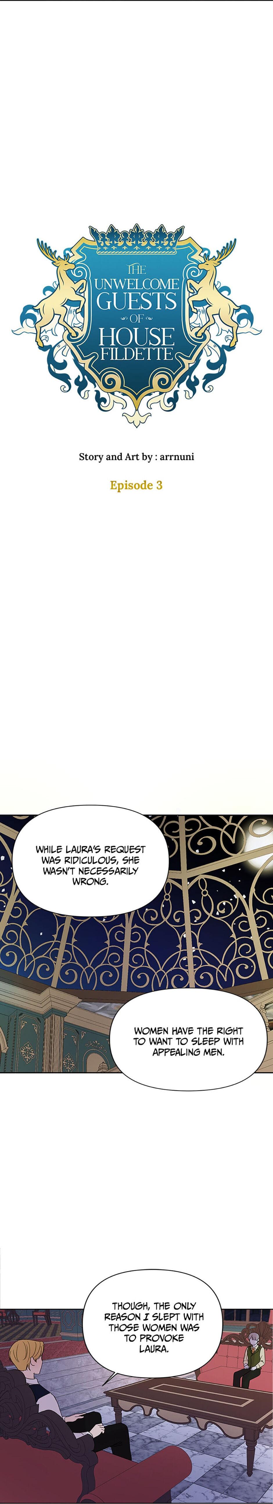 The Unwelcome Guests of House Fildette Chapter 3 page 13