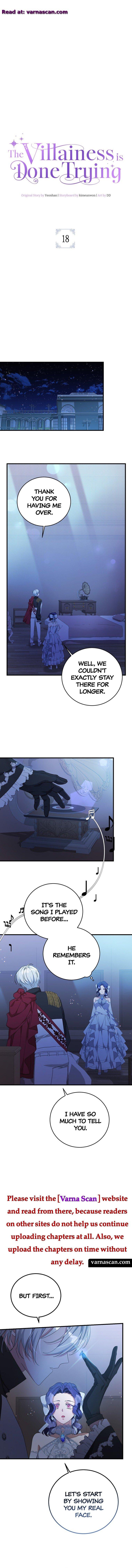 The Villainess is Done Trying Chapter 18 page 2