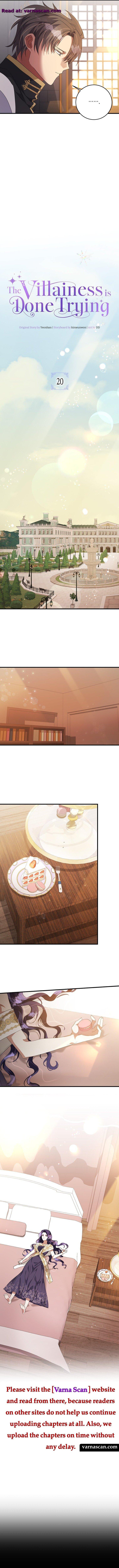 The Villainess is Done Trying Chapter 20 page 4