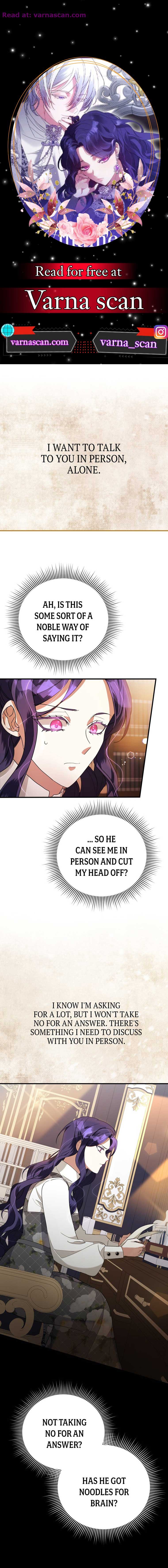 The Villainess is Done Trying Chapter 26 page 0