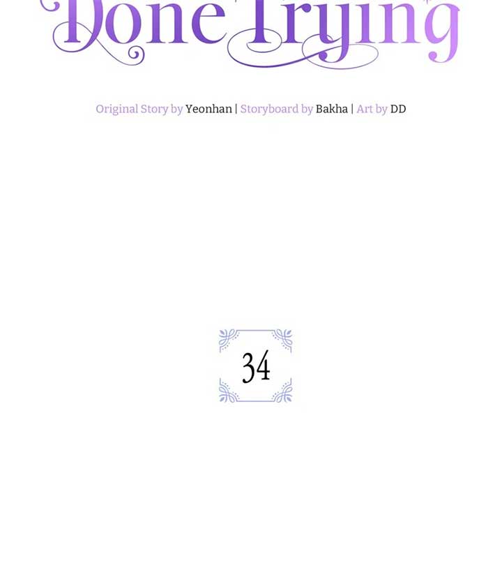 The Villainess is Done Trying Chapter 34 page 33