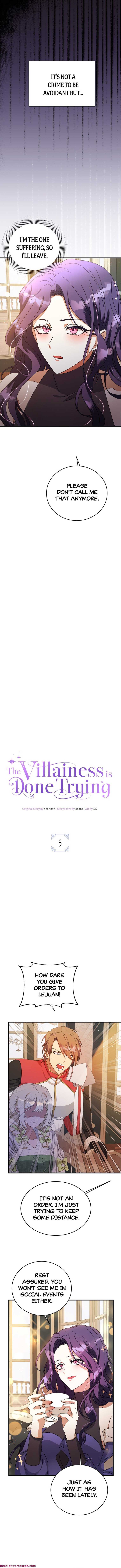 The Villainess is Done Trying Chapter 5 page 3
