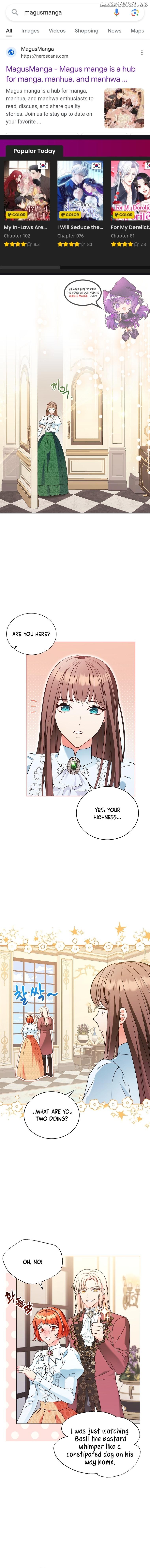 The Wicked Ladies in Waiting Chapter 9 page 1