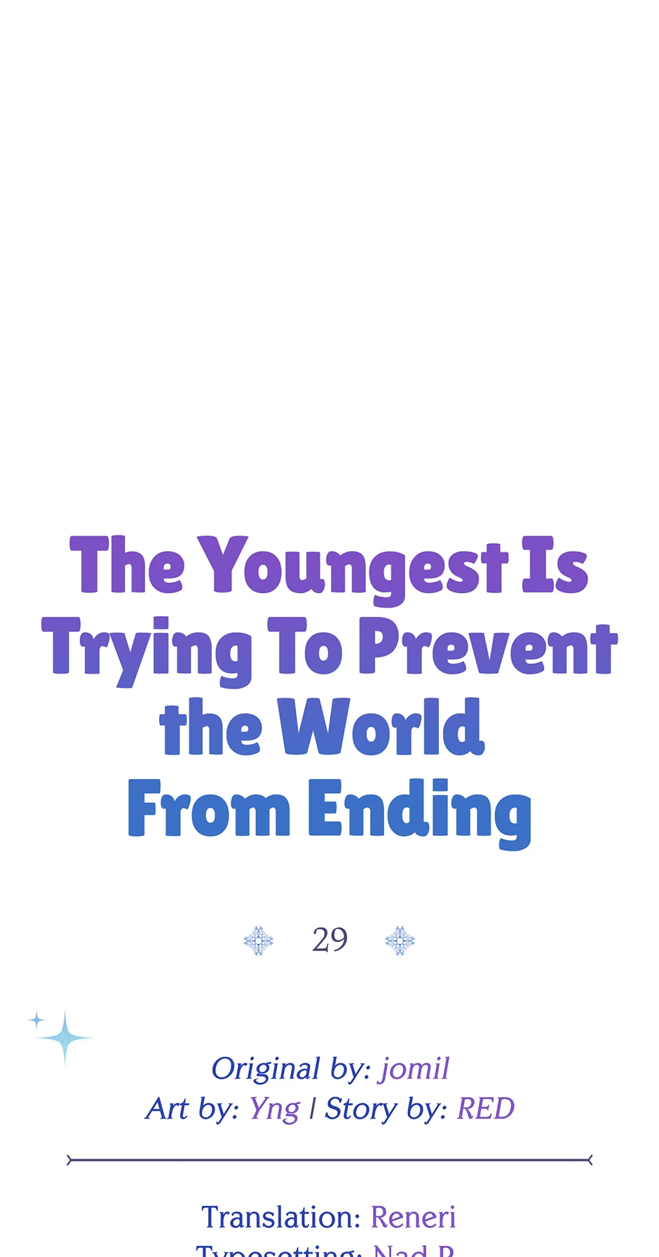 The Youngest Child of the Family Is Preventing the World From Ending Chapter 29 page 34