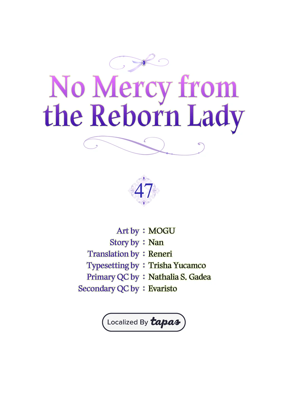 There is no forgiveness from the regressed lady Chapter 49 page 0