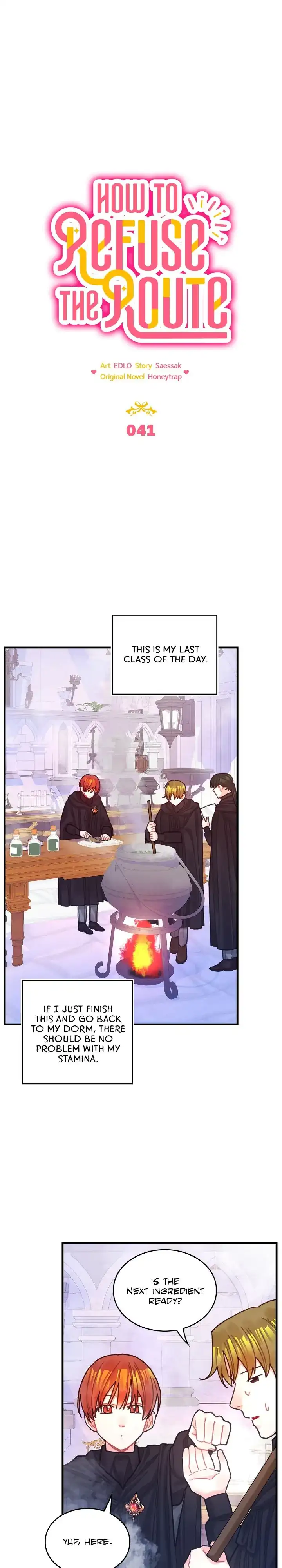 To deny the route Chapter 41 page 11