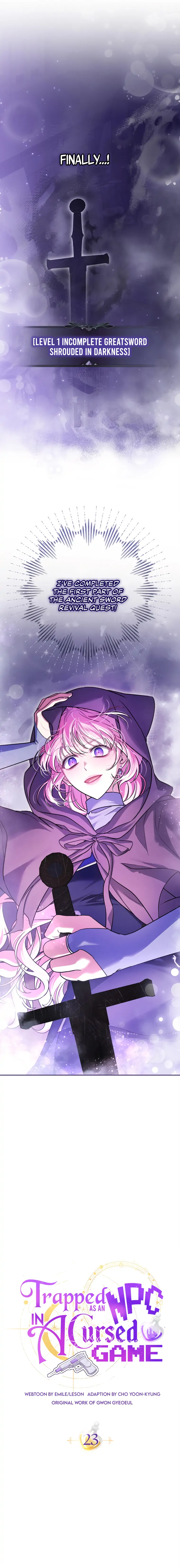 Trapped in a Cursed Game, but now with NPCs Chapter 23 page 0