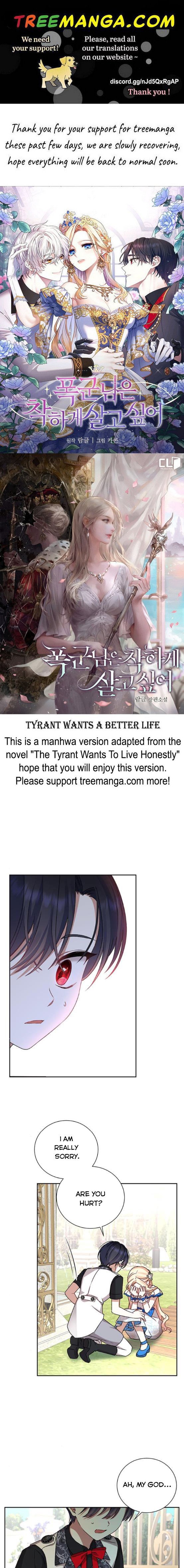 Tyrant wants a better life Chapter 3 page 0