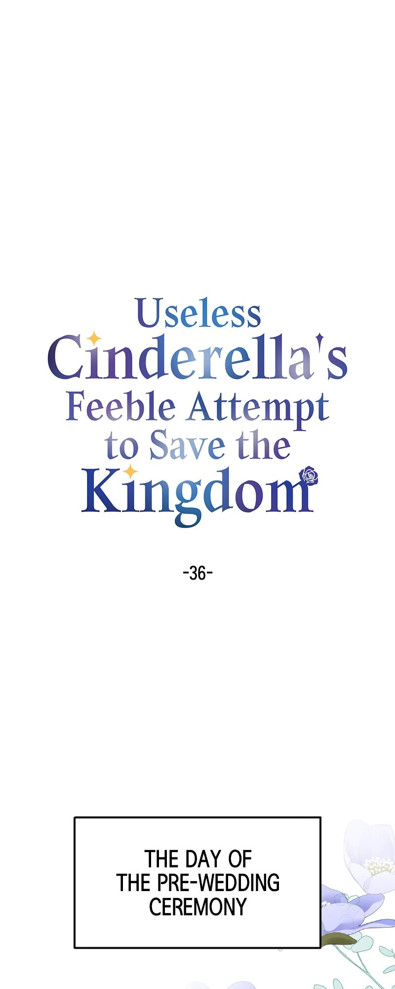 Useless Cinderella’s Feeble Attempt to Save the Kingdom Chapter 36 page 0