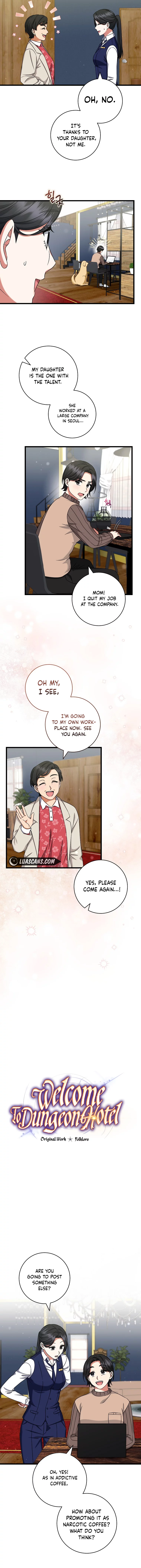 Welcome to Dungeon Hotel Chapter 28 page 1
