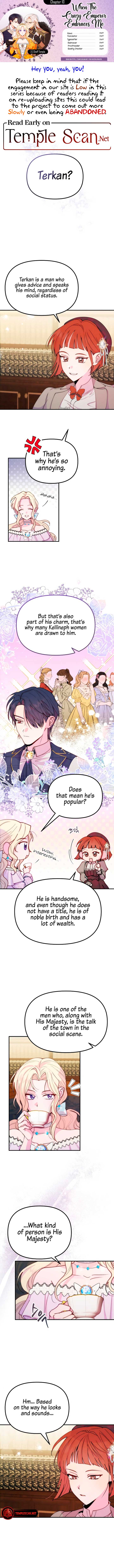 When The Crazy Emperor Embraces Me Chapter 10 page 0