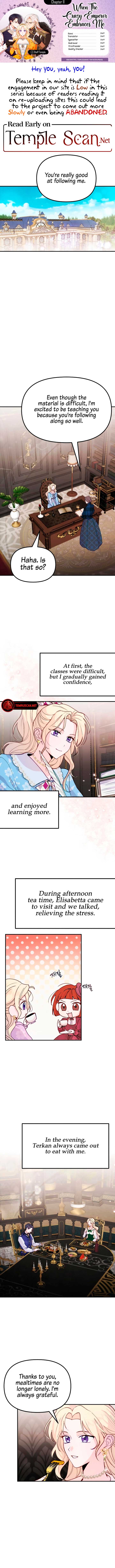 When The Crazy Emperor Embraces Me Chapter 11 page 0