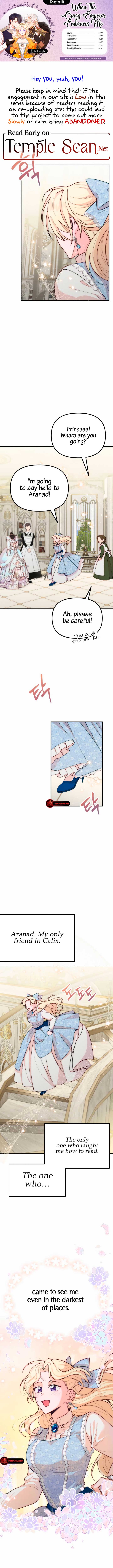 When The Crazy Emperor Embraces Me Chapter 15 page 0