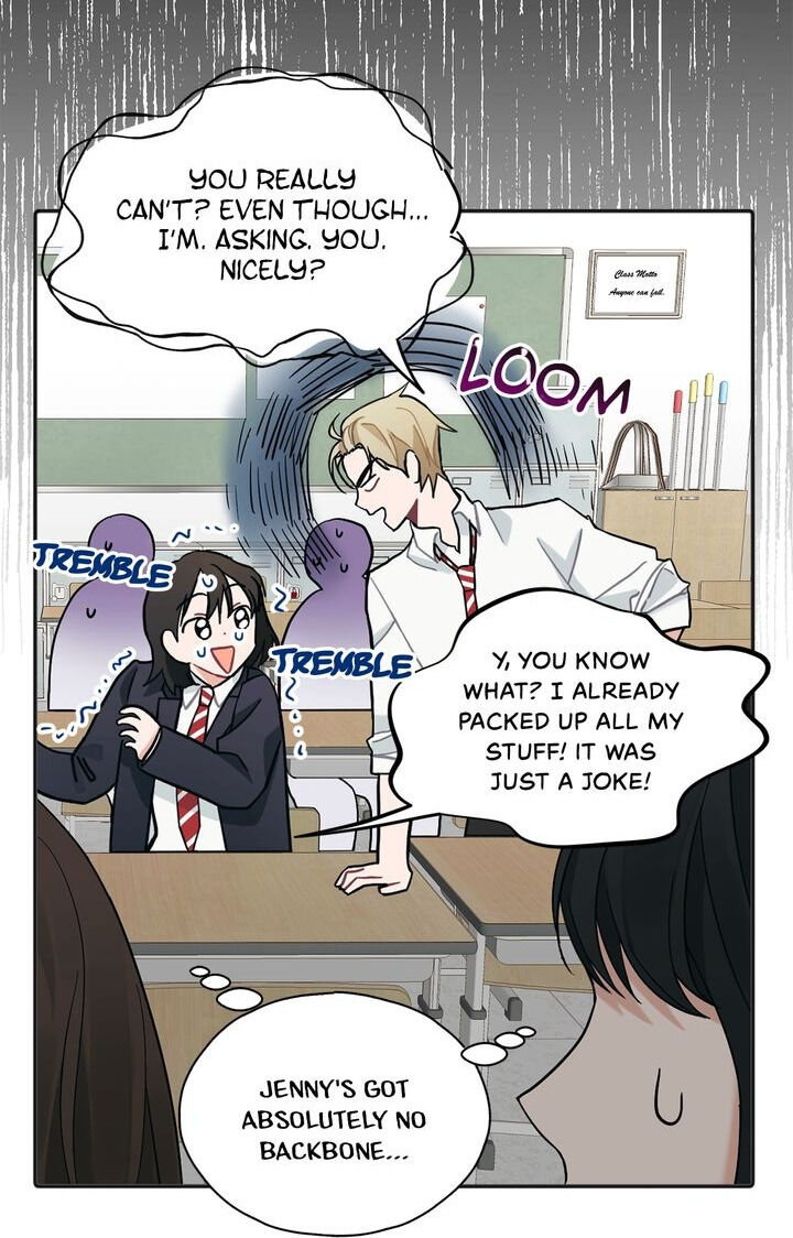 When You’re Targeted by the Bully Chapter 31 page 57