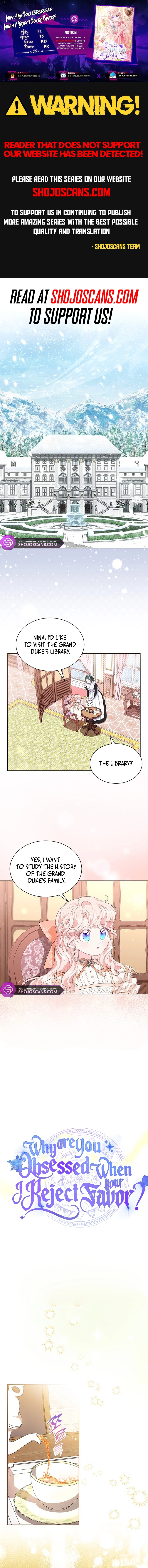 Why Are You Obsessed When I Reject Your Favor? Chapter 25 page 0